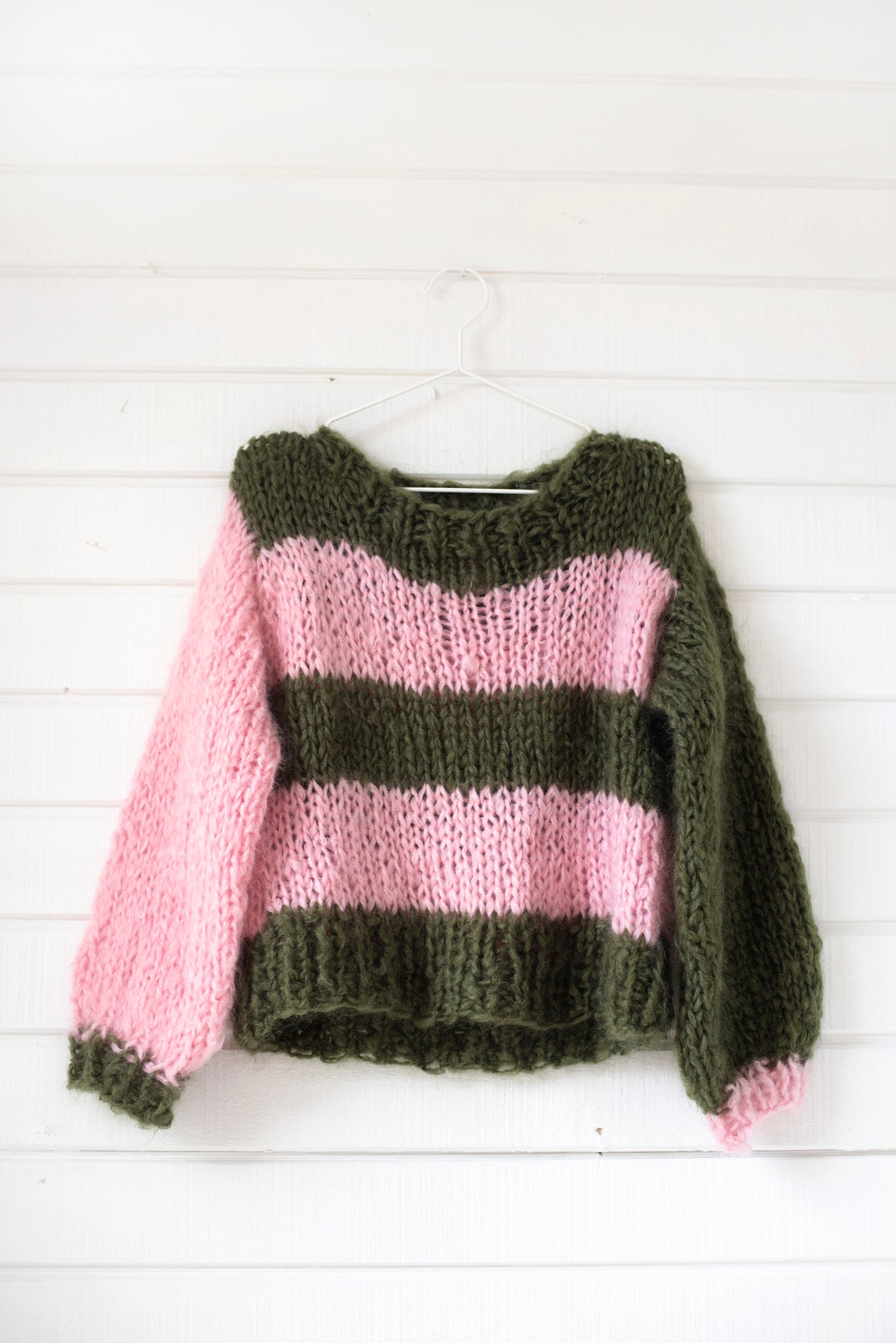 DIY Kit - Lucky Stripe Sweater - Mohair So Soft