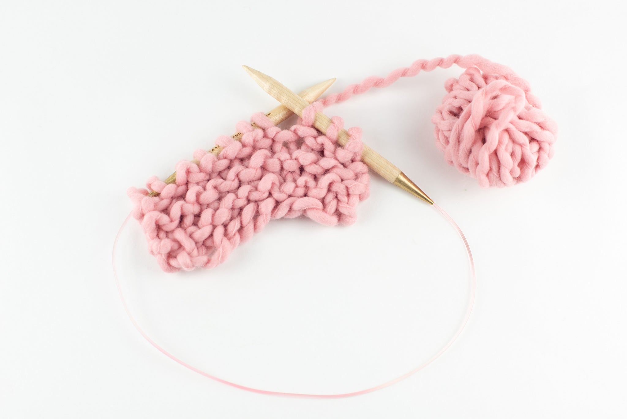 Wooden Knitting Needles 15 mm