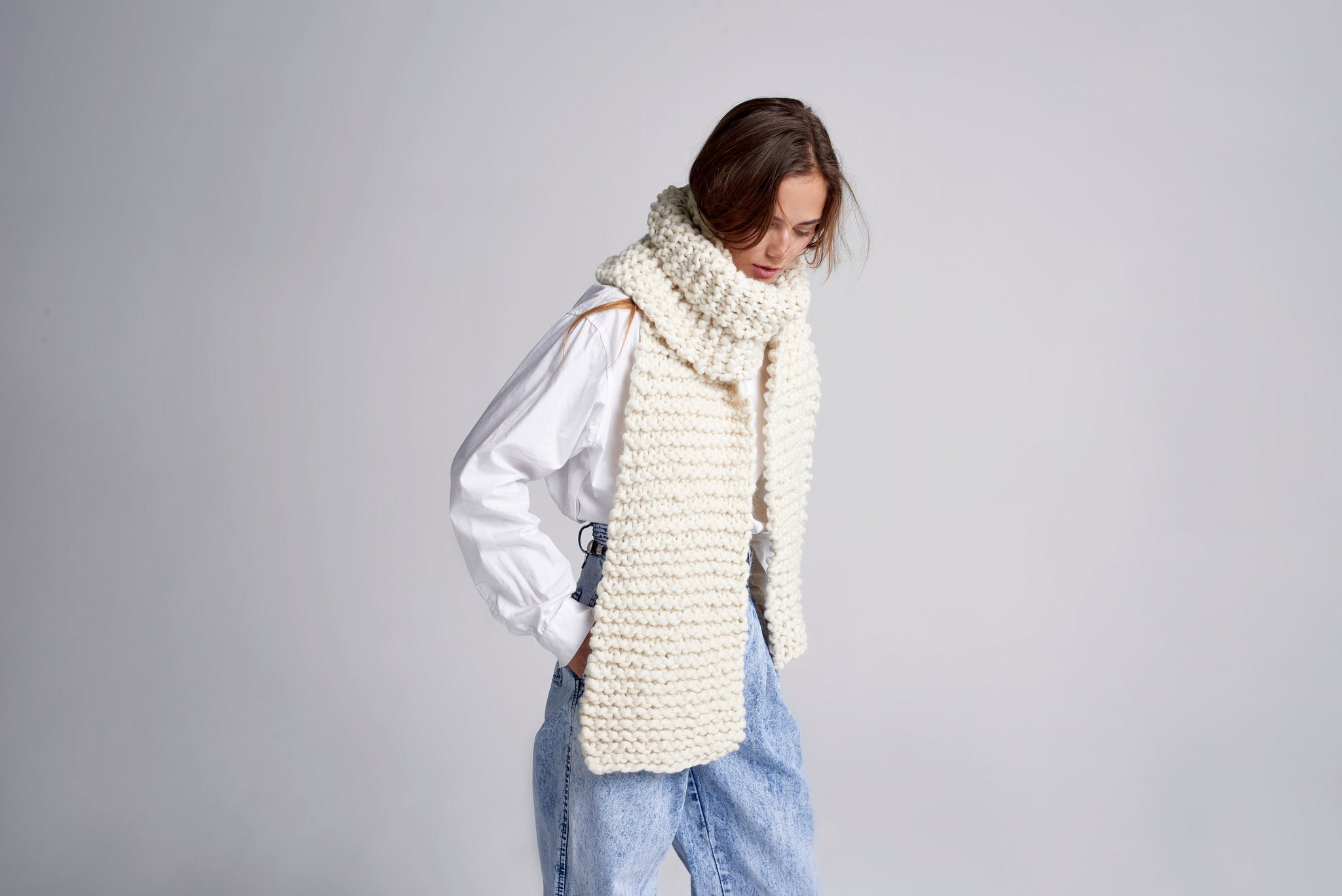Wool and The Gang - Everything Changes Scarf - Beginner Knitting Kit