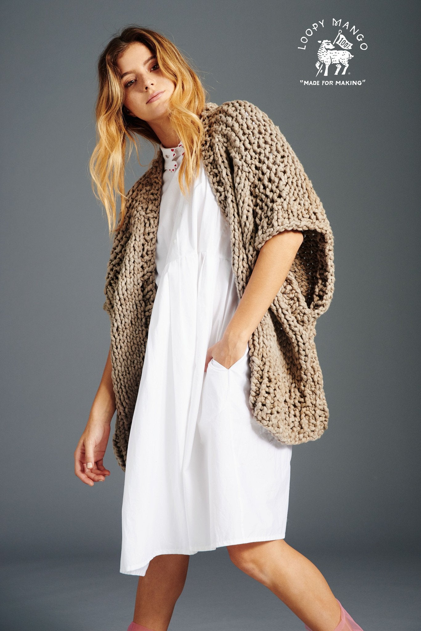 Long Vest PATTERN- Big Cotton Long Vest PATTERN- Big Cotton