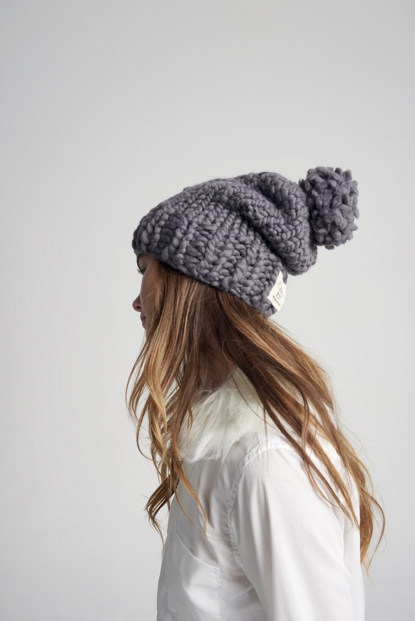 Slouchy Beanie-with AND without pompom PATTERN - Merino No. 5