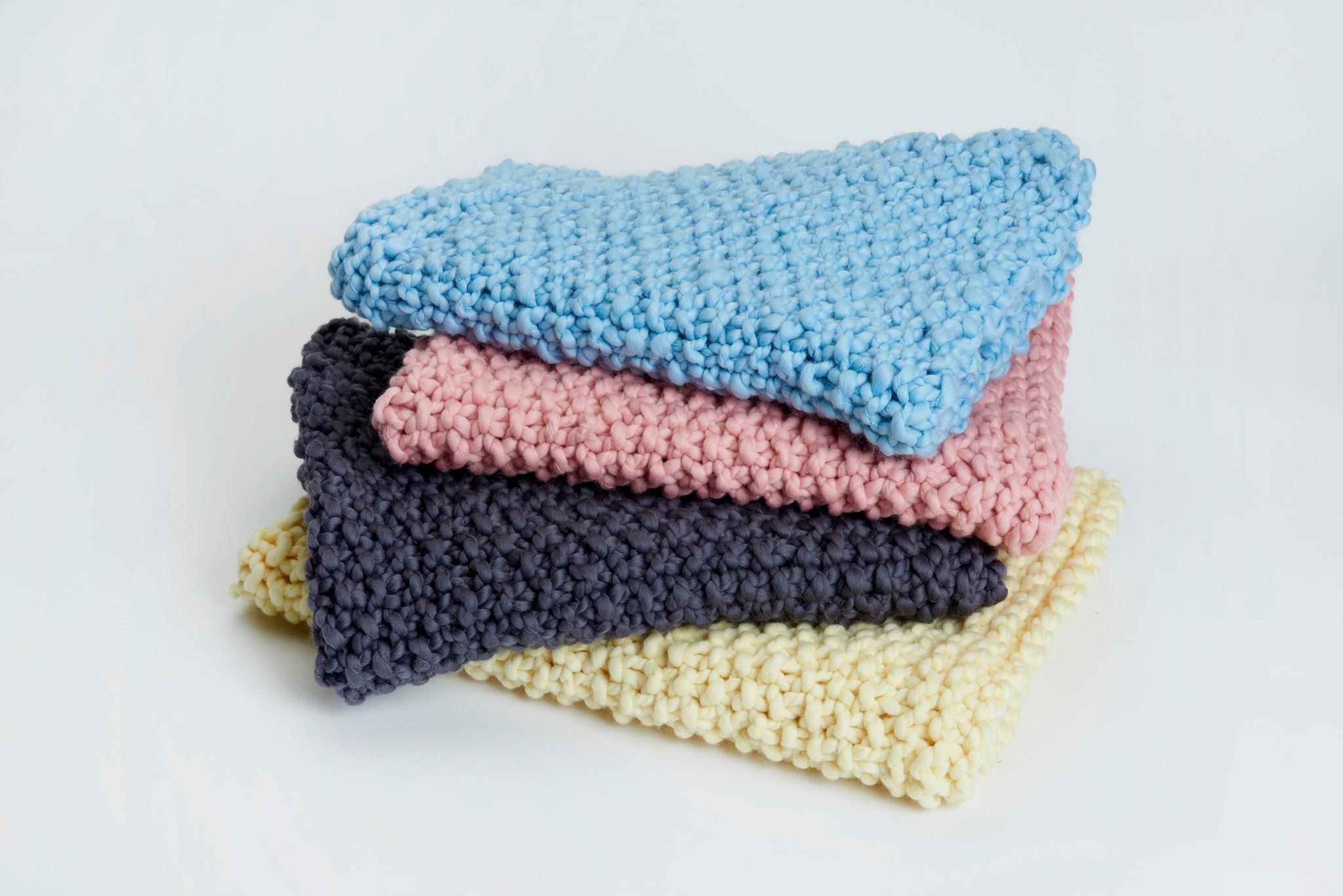DIY Kit Moss Stitch Blanket Merino – Loopy Mango