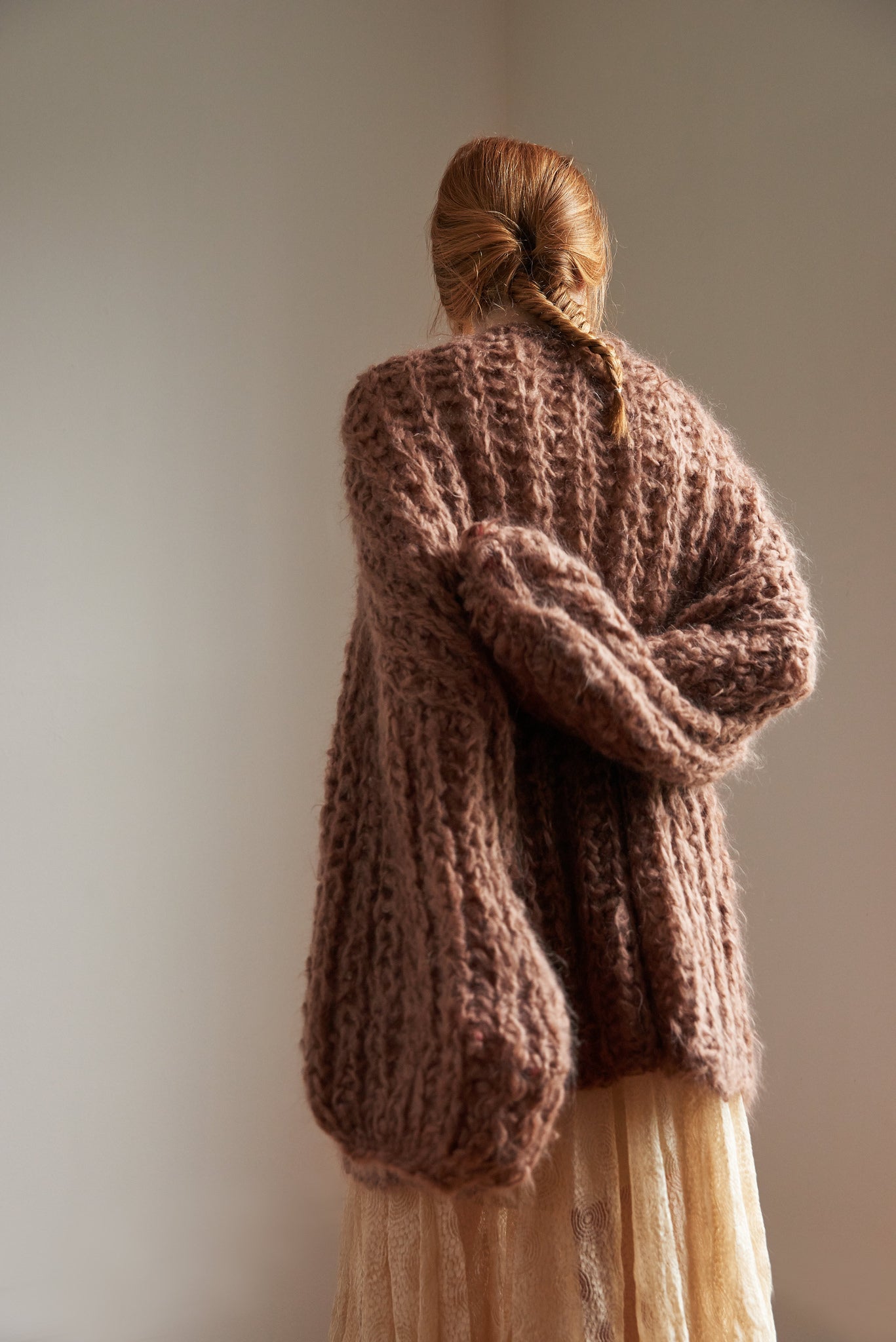 DIY Kit - Fisherman Rib Sweater - Mohair So Soft