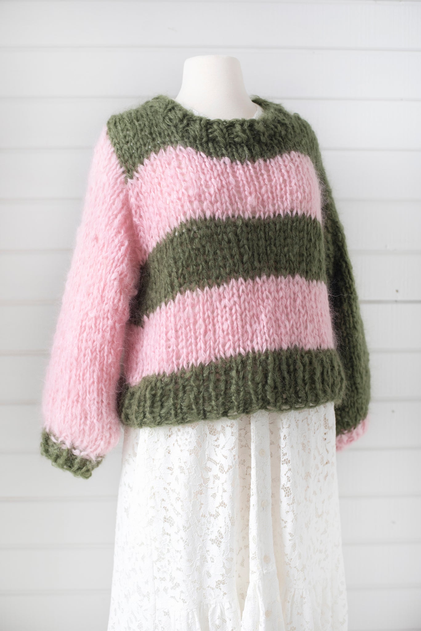 DIY Kit - Lucky Stripe Sweater - Mohair So Soft
