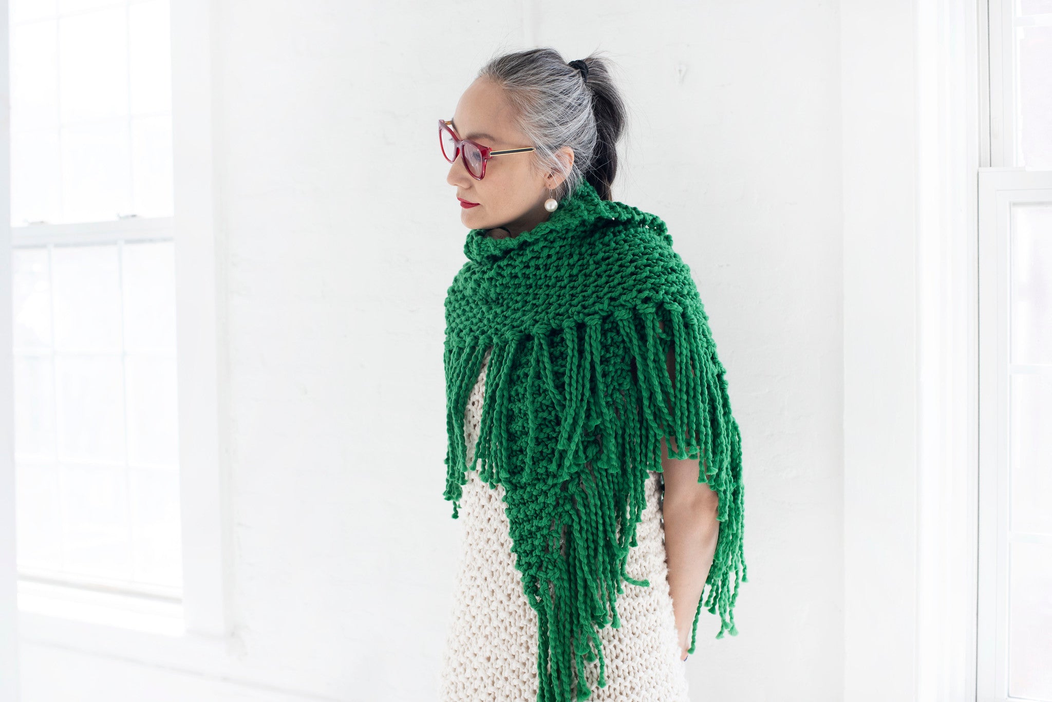 ROOT  Organic crochet top with fringe hem – Maana Crafts