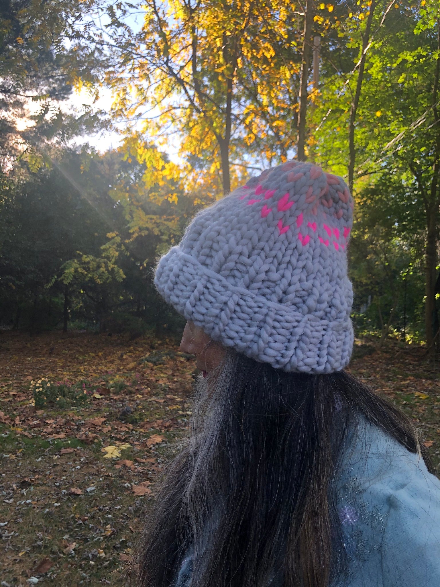 DIY Kit -  Edelweiss Hat with 3 colors - Merino No. 5