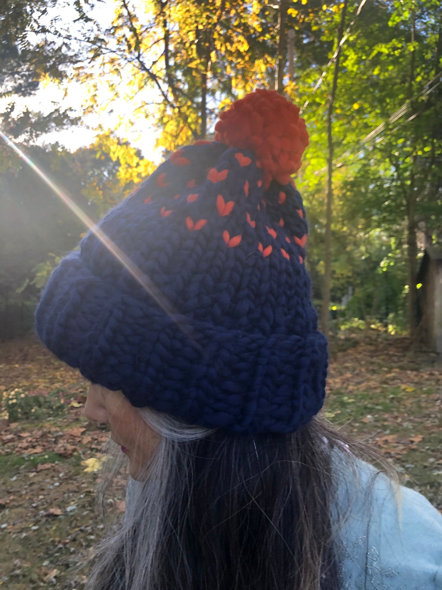 DIY Kit - Edelweiss Pompom Hat with 2 colors - Merino No. 5