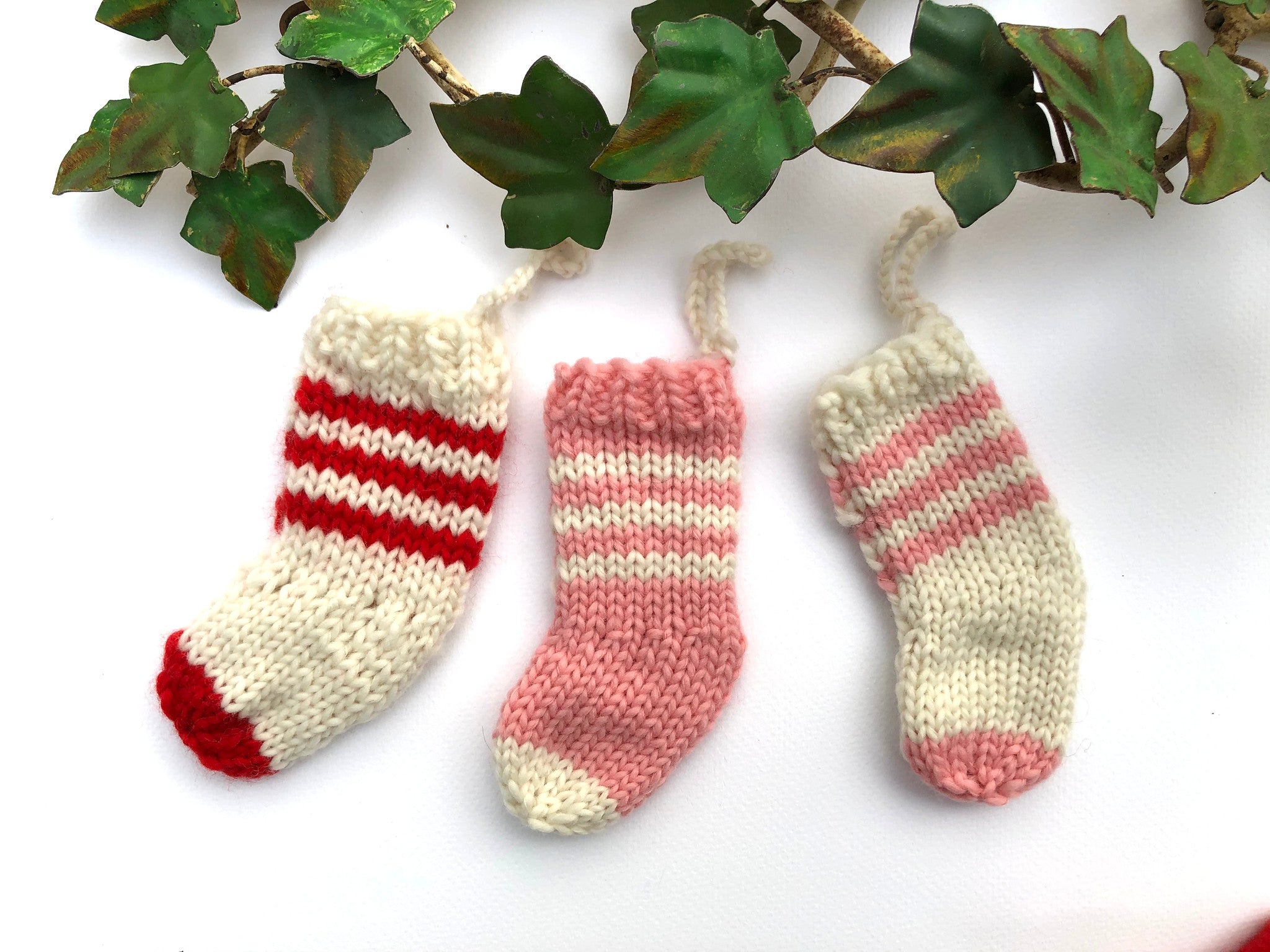 DIY Kit - Christmas Stocking Ornaments - Dream (Merino Worsted)