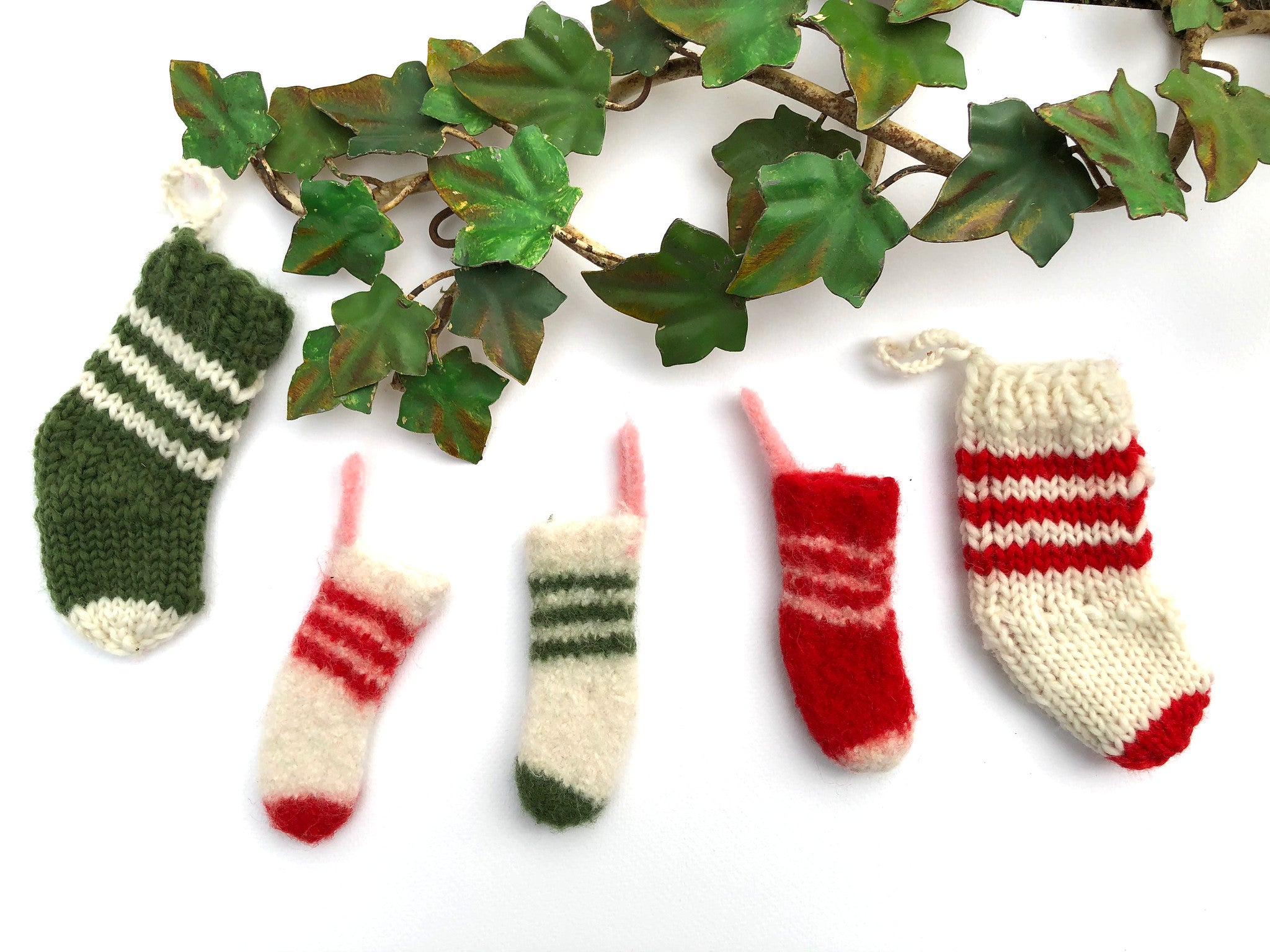 DIY Kit - Christmas Stocking Ornaments - Dream (Merino Worsted)