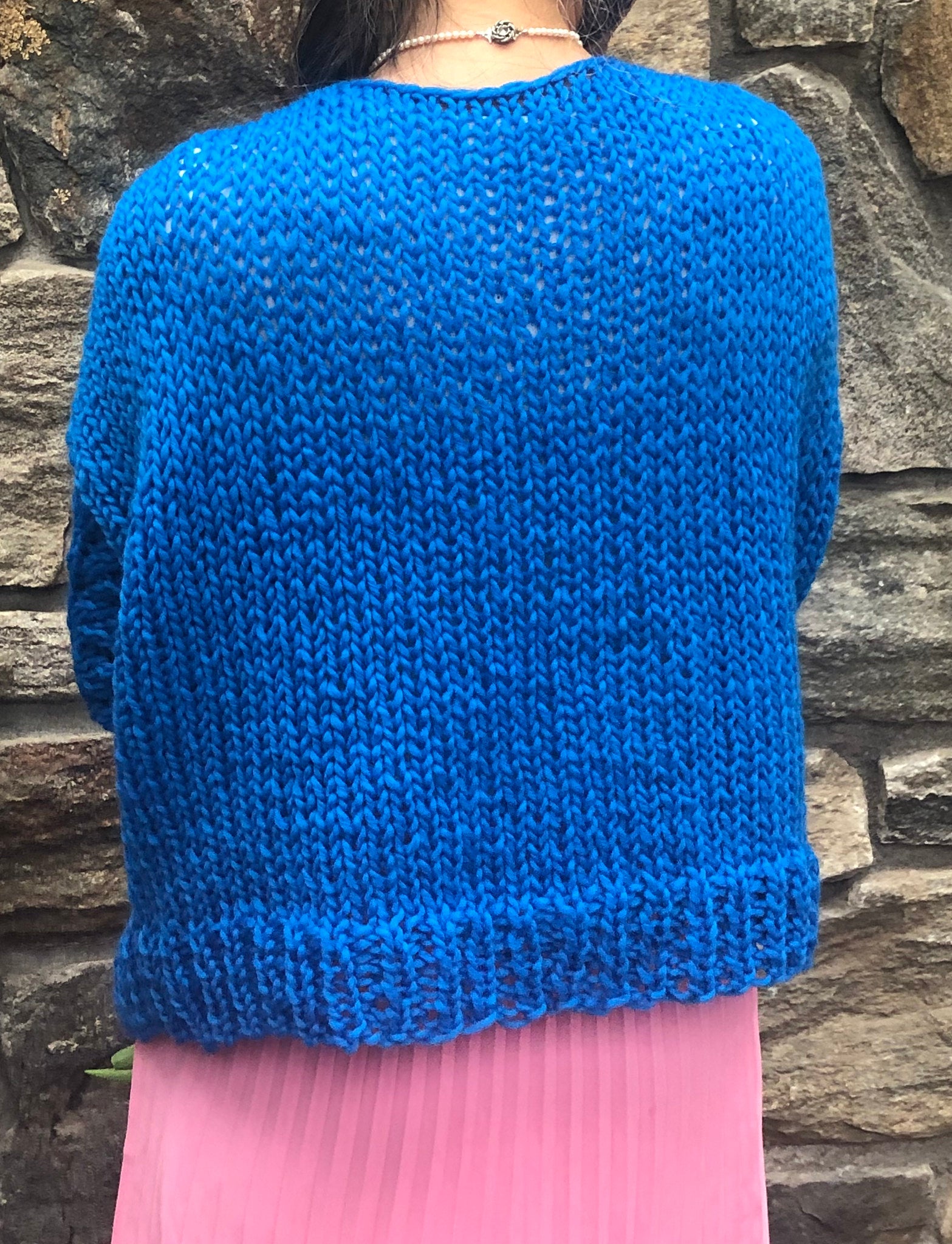 DIY Kit - Peacock Plumes Sweater - Dream (Merino Worsted) – Loopy Mango