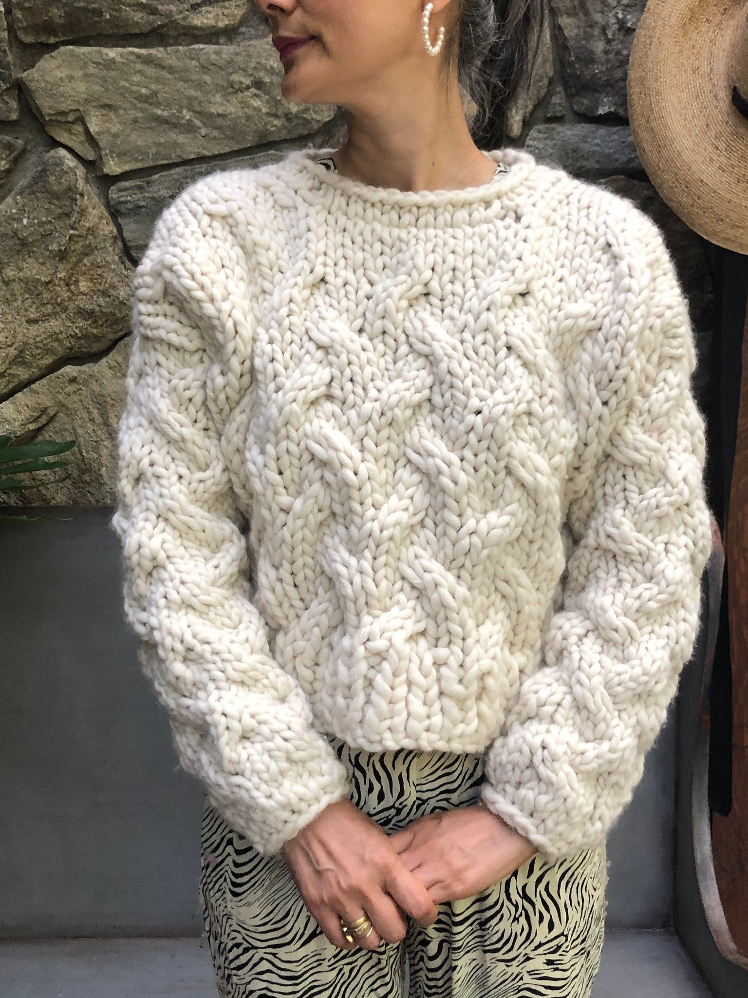 Cable Knitting Pattern C4f In Knitting Easy Chunky Cable Blanket