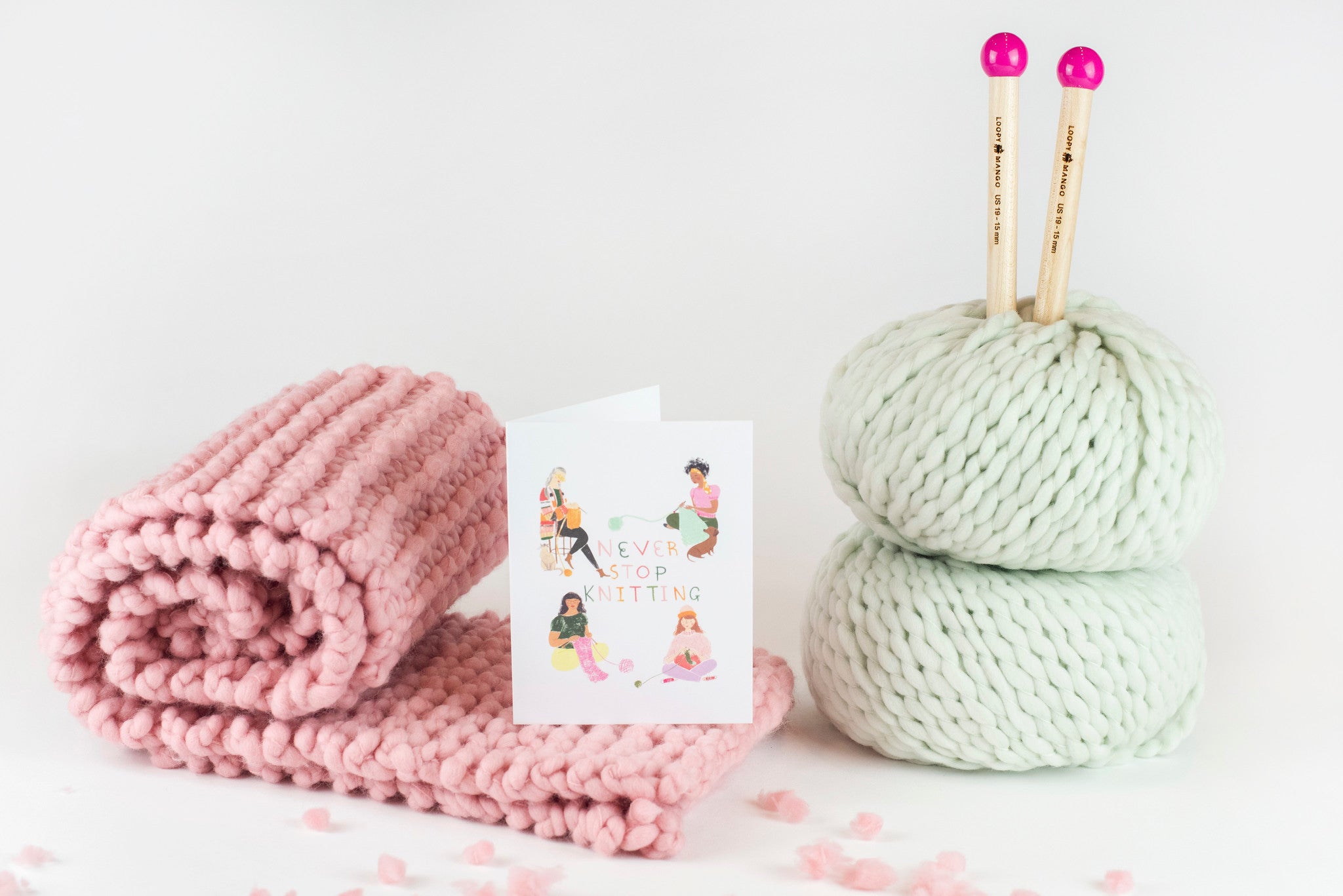 Learn to Knit Kit: Includes Needles and Yarn for Practice and for Making  Your First Scarf-featuring a 32-page book with instructions and a project