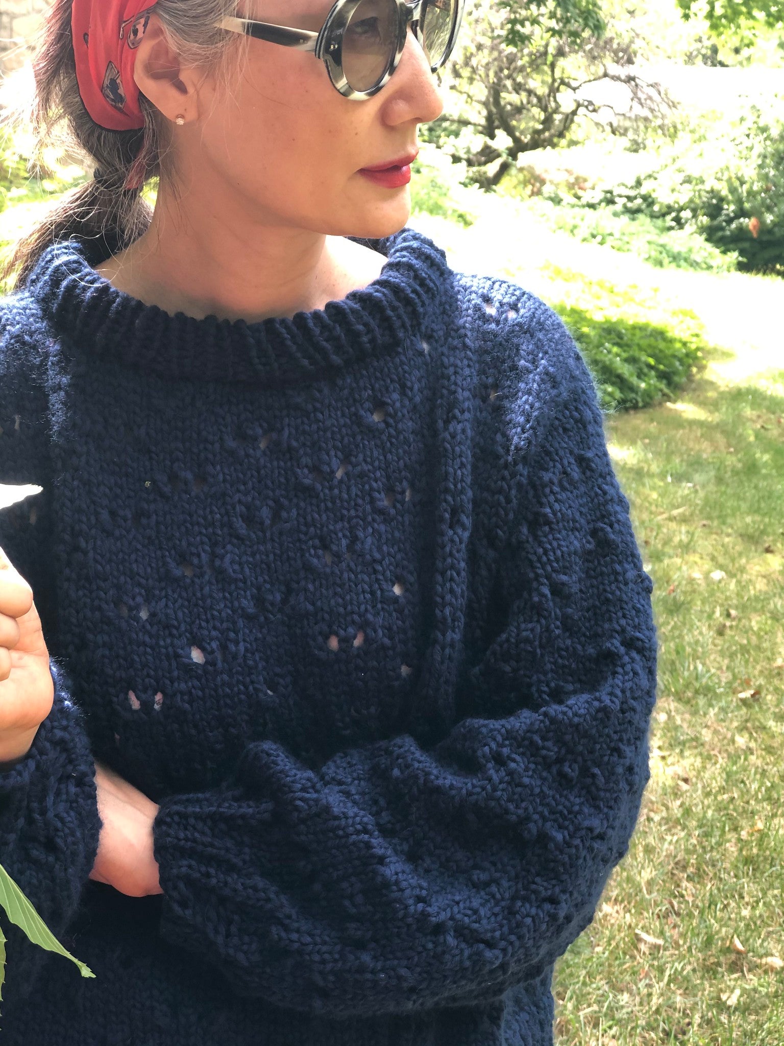 DIY Kit - Eyelet Sweater - Dream (Merino Worsted)