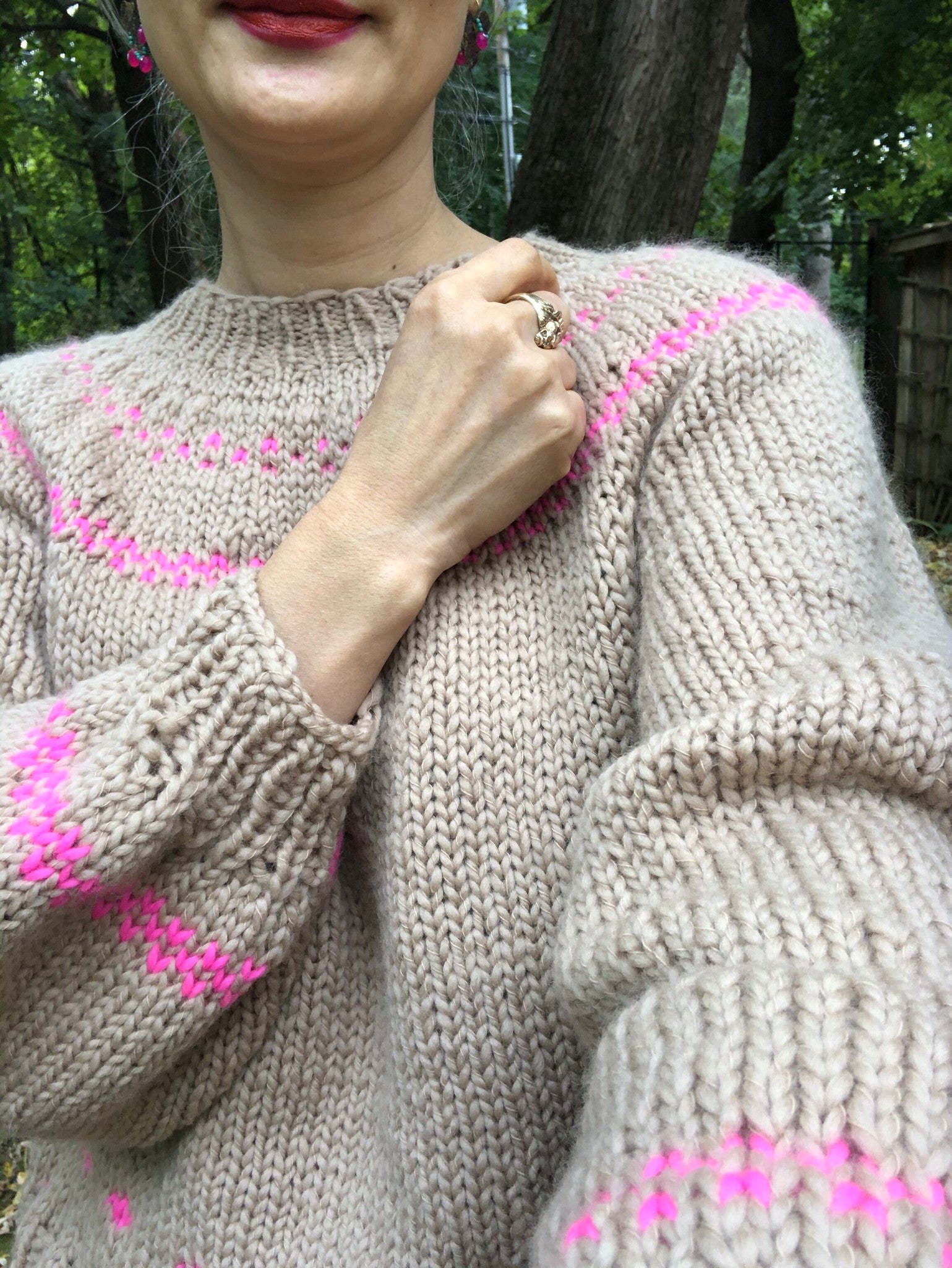 Scandinavian Sweater PATTERN- Dream (Merino Worsted)