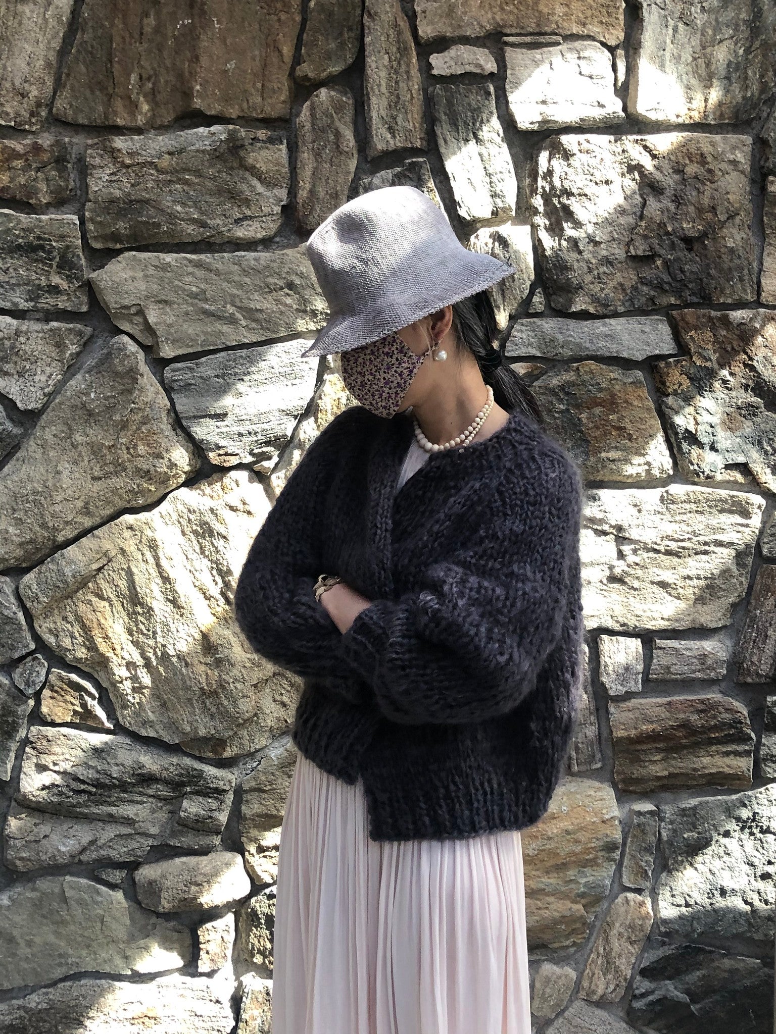 Top-Down Cardigan PATTERN - Mohair So Soft