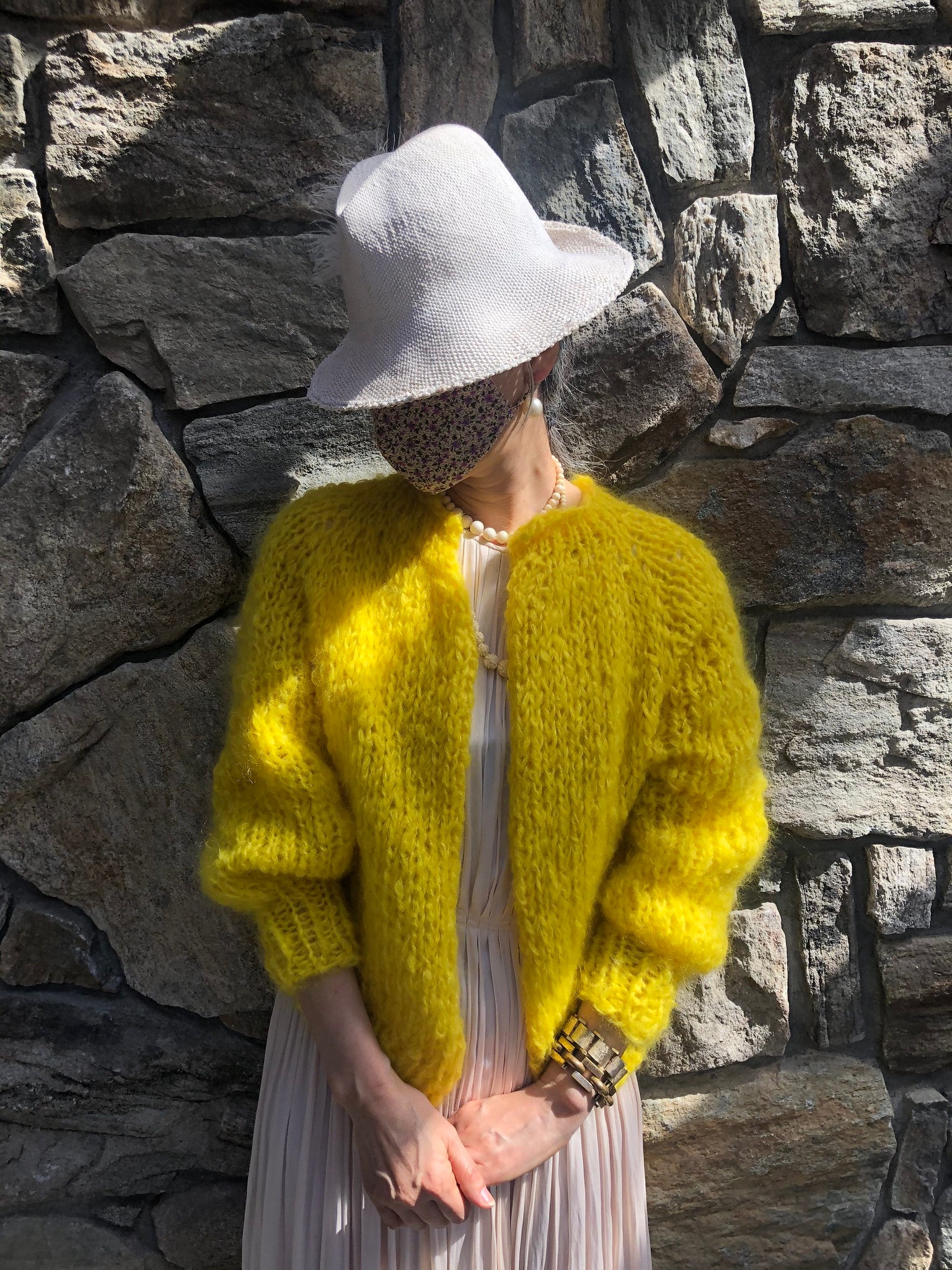 Top-Down Cardigan PATTERN Mohair So Soft – Loopy Mango