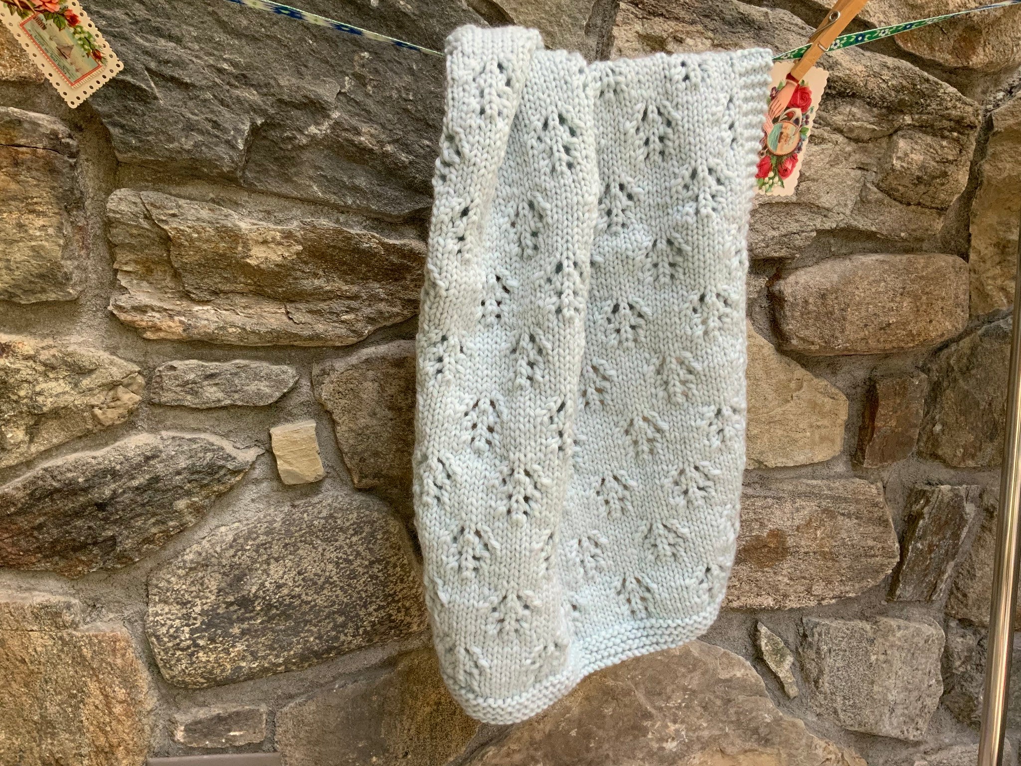 Pinecone Baby Blanket PATTERN- Summer AND Dream yarns