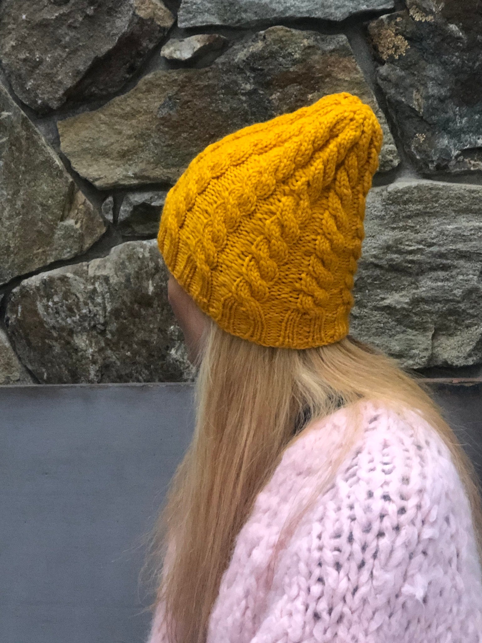 Classic Cable Beanie- PATTERN - Dream (Merino Worsted)