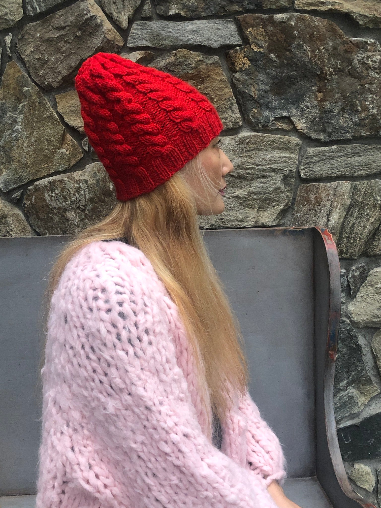 Classic Cable Beanie- PATTERN - Dream (Merino Worsted)