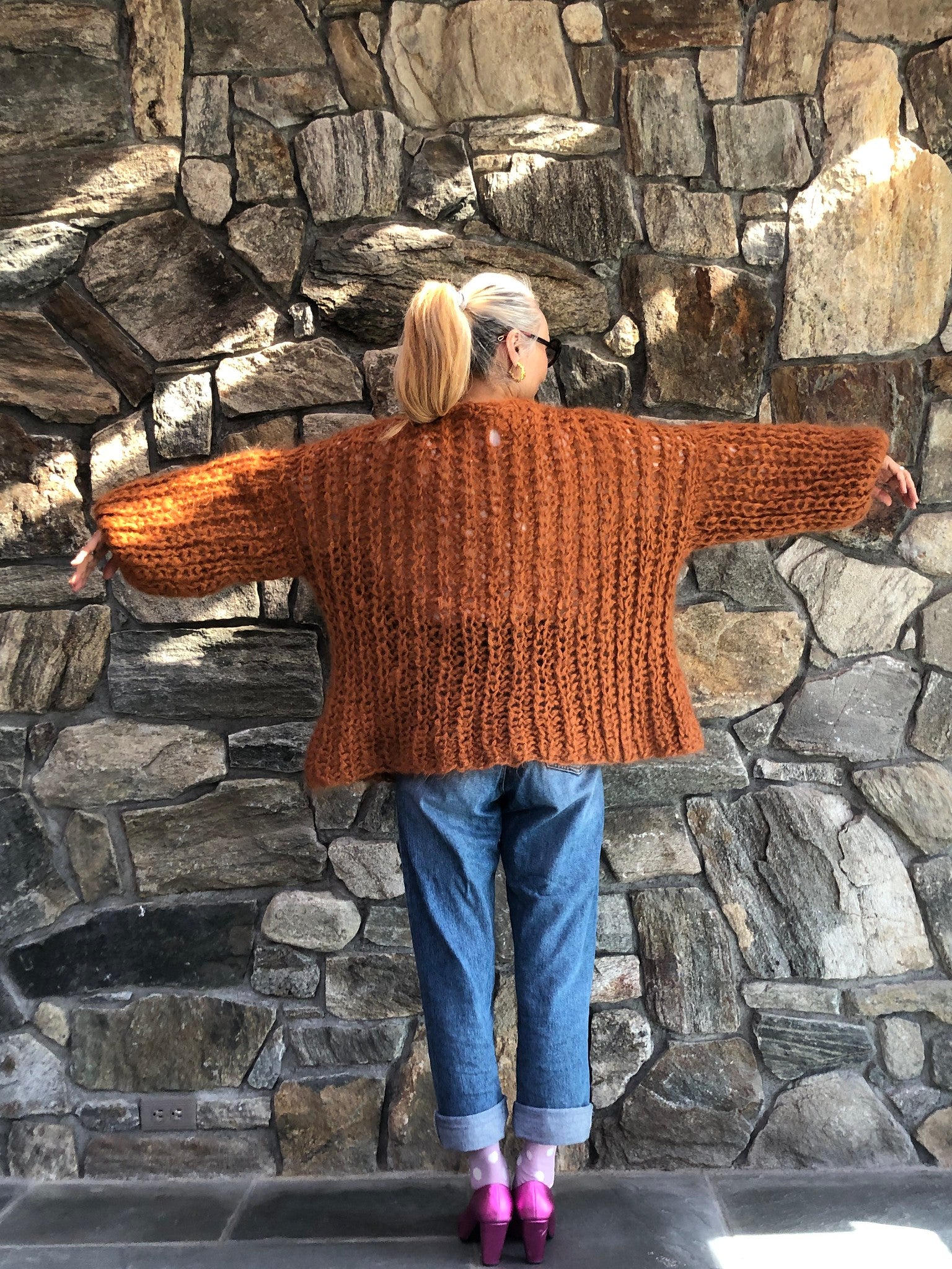 DIY Kit - Fisherman Rib Sweater - Mohair So Soft