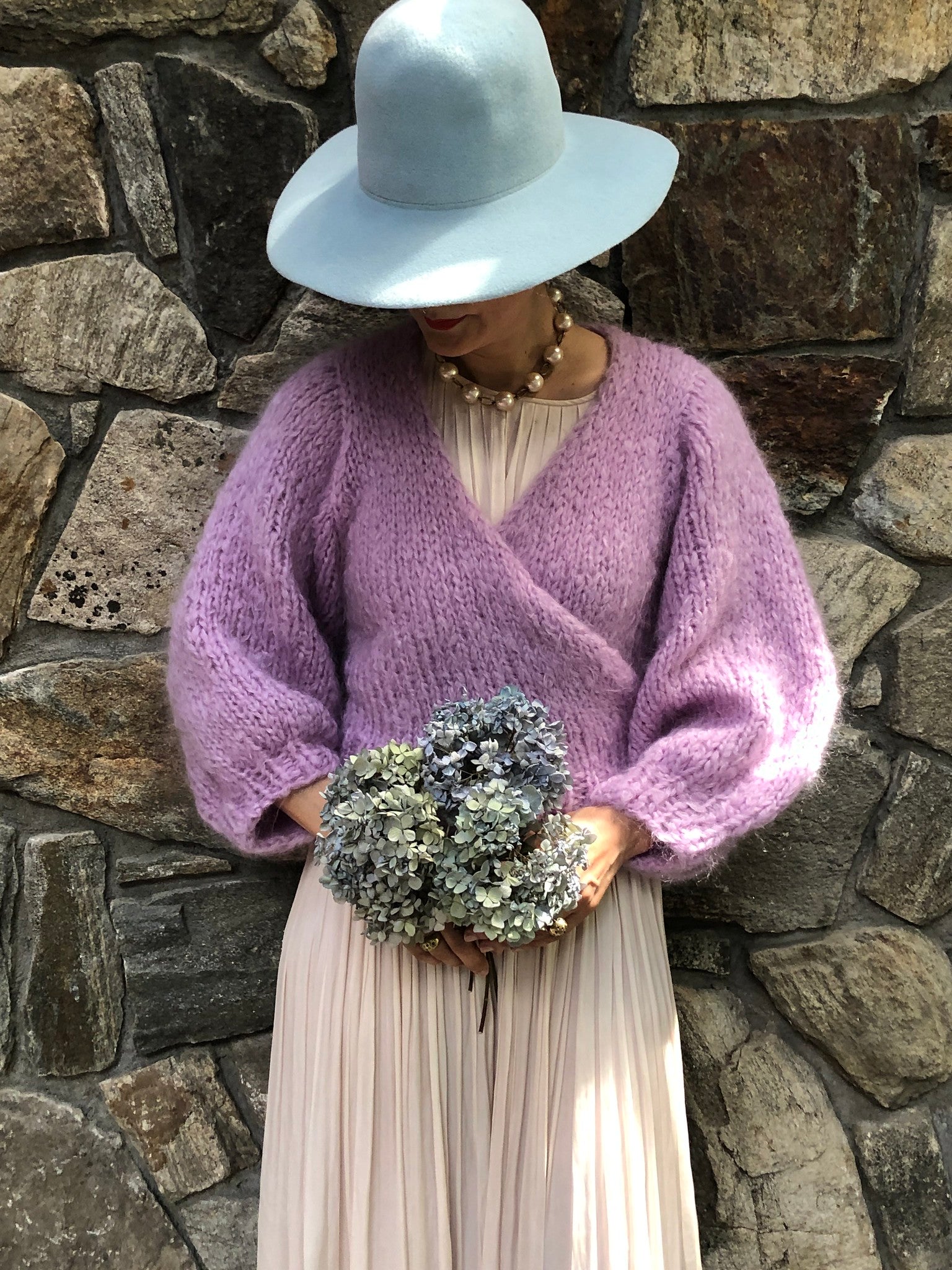 Free Knitting Ballet Style Wrap Cardigan Knit Wrap Sweater With