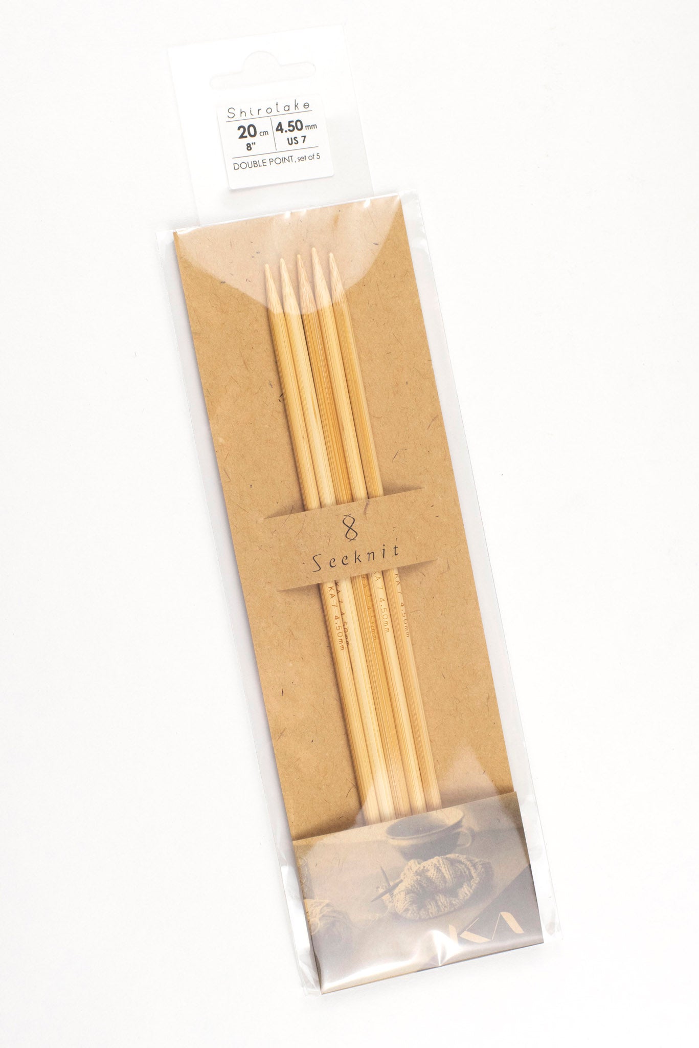 KA Bamboo Double-Pointed Knitting Needles