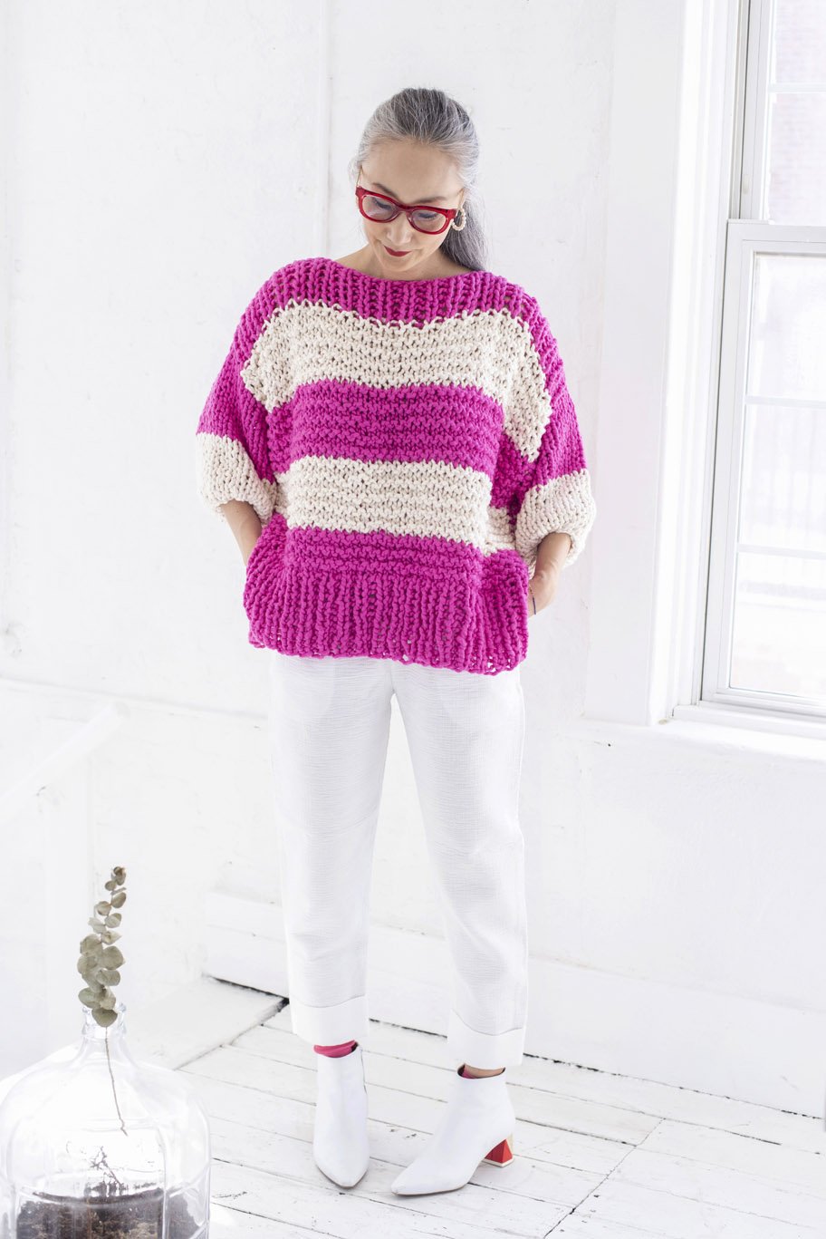 Seaside Sweater PATTERN- Big Cotton