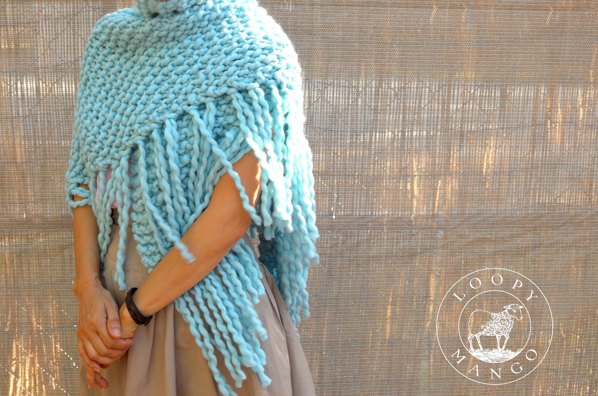 READY TO SHIP READYMADE CLEARANCE SALE!! - Her Fringe Shawl - Merino