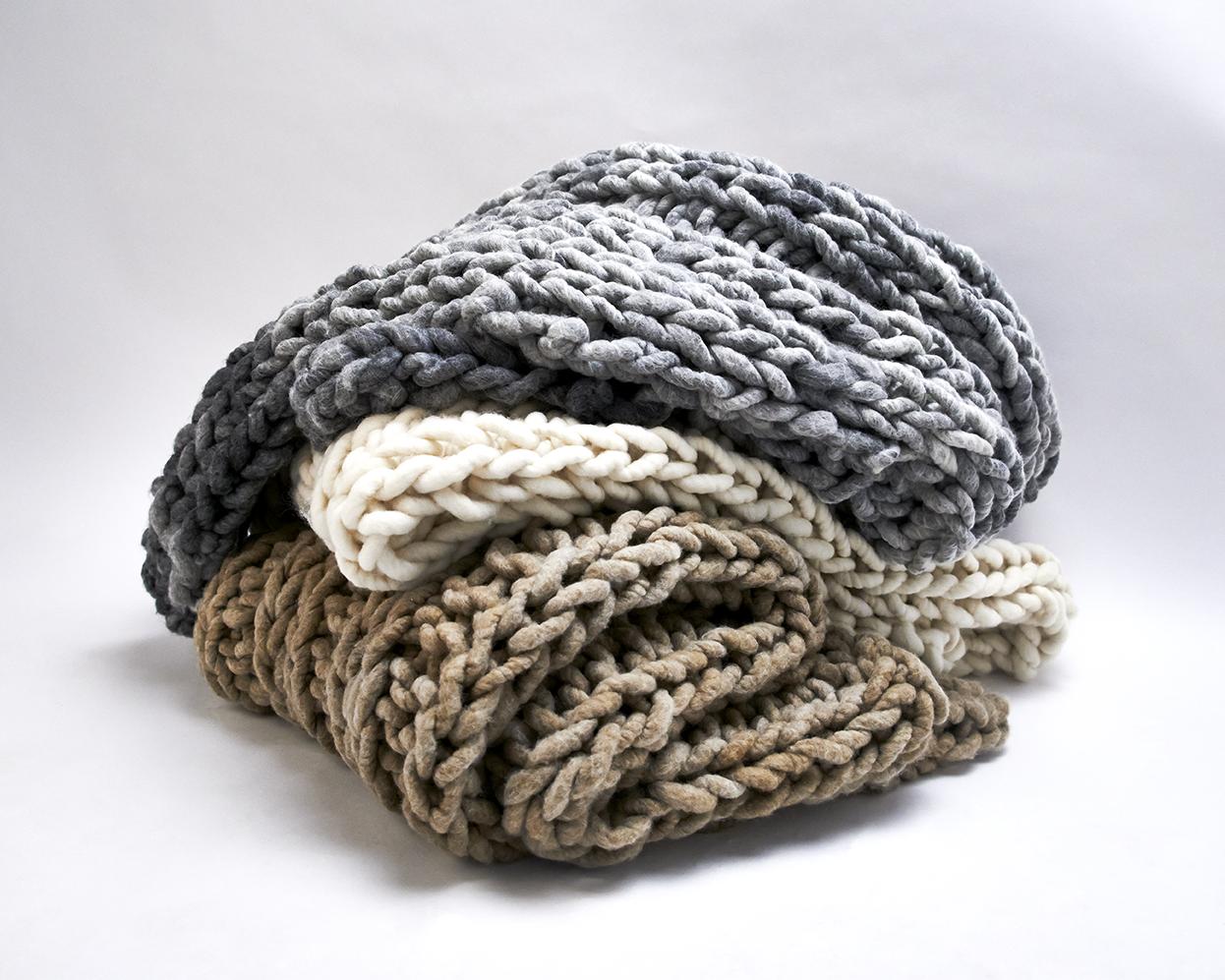 Nantucket Throw Super chunky knit blanket – Loopy Mango