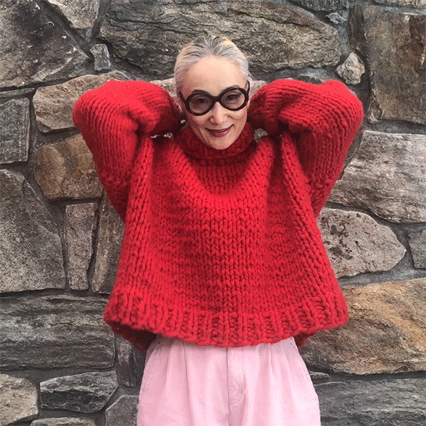 Chunky knit sweater pattern deals