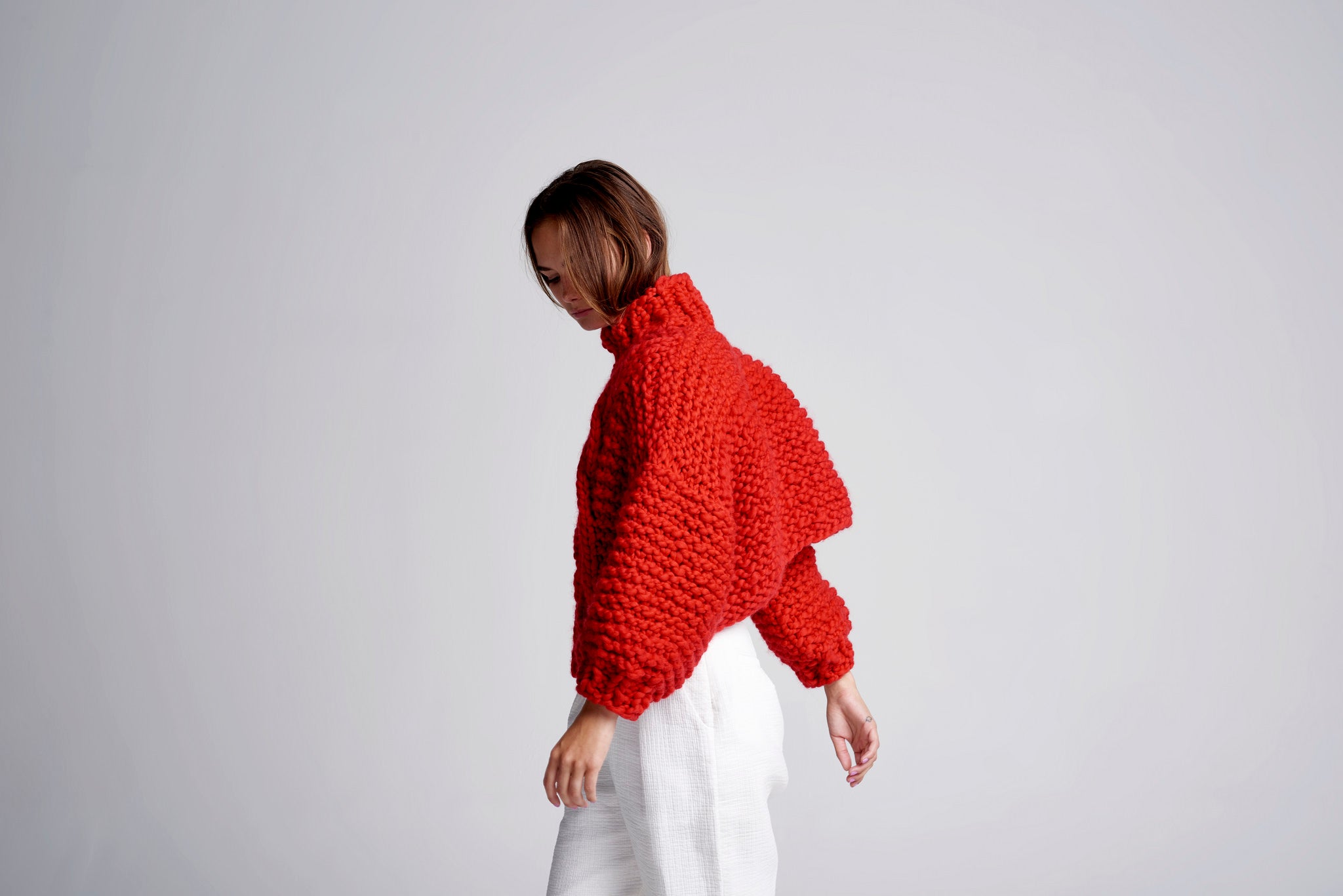 DIY Kit - Cropped Urban Fisherman Sweater - Merino No. 5 – Loopy Mango