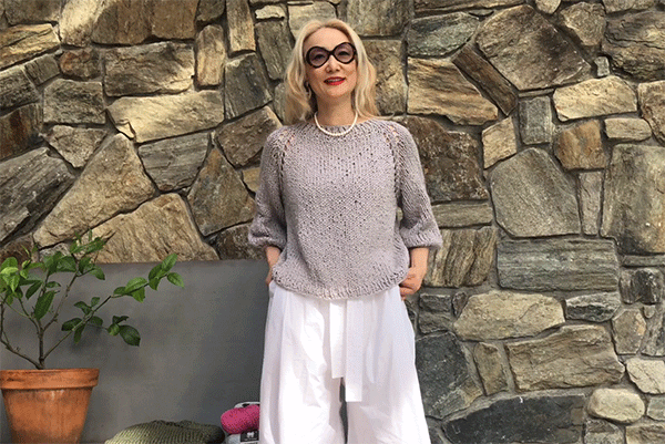 Summer Tee AND Top-Down Sweater PATTERN- Summer yarn